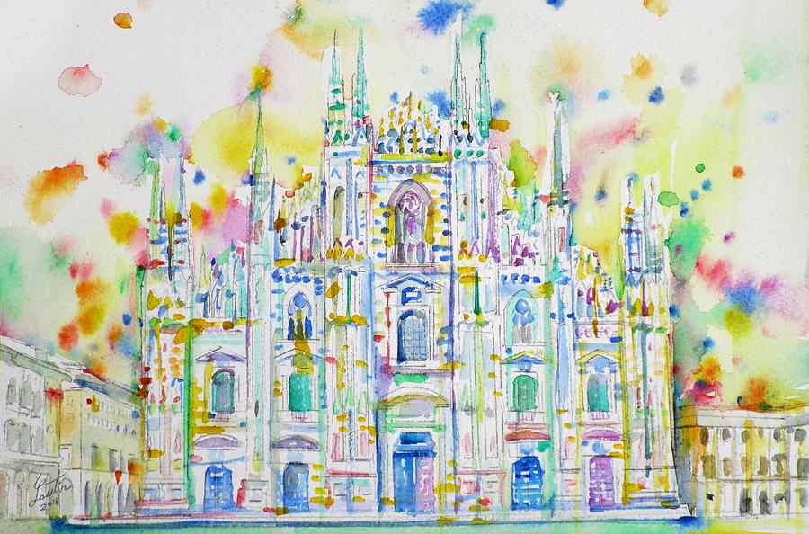 Milan Cathedral - Duomo Painting by Fabrizio Cassetta