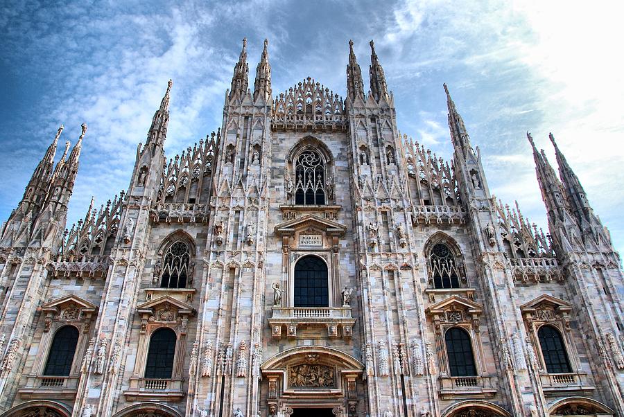 Architecture Digital Art - Milan Cathedral by Super Lovely