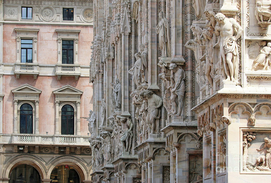 Milan Duomo Statues  9164 Photograph by Jack Schultz