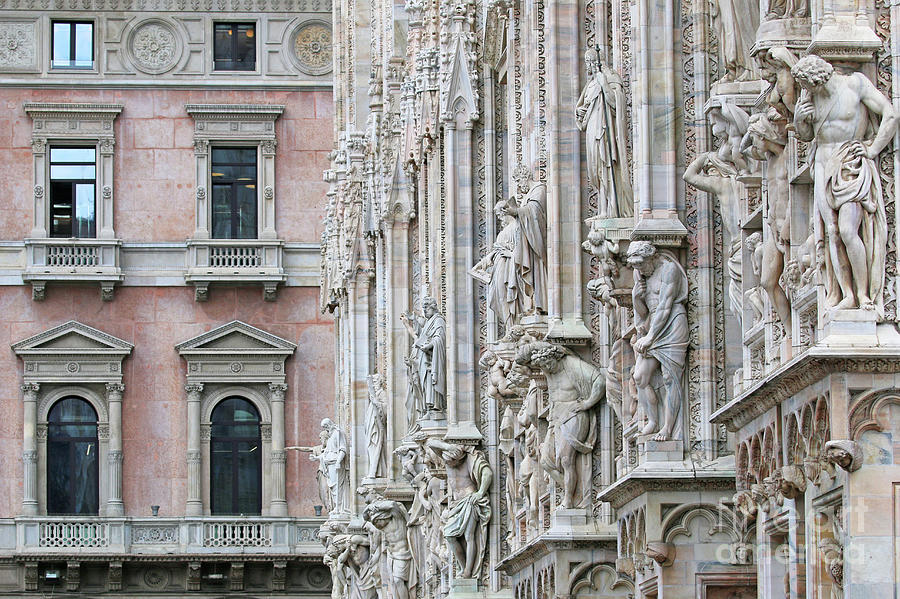 Milan Duomo Statues  9199 Photograph by Jack Schultz