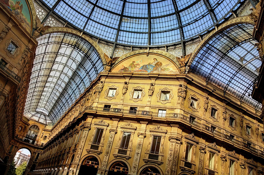 Milan Galleria Vittorio Emanuele II  Photograph by Carol Japp