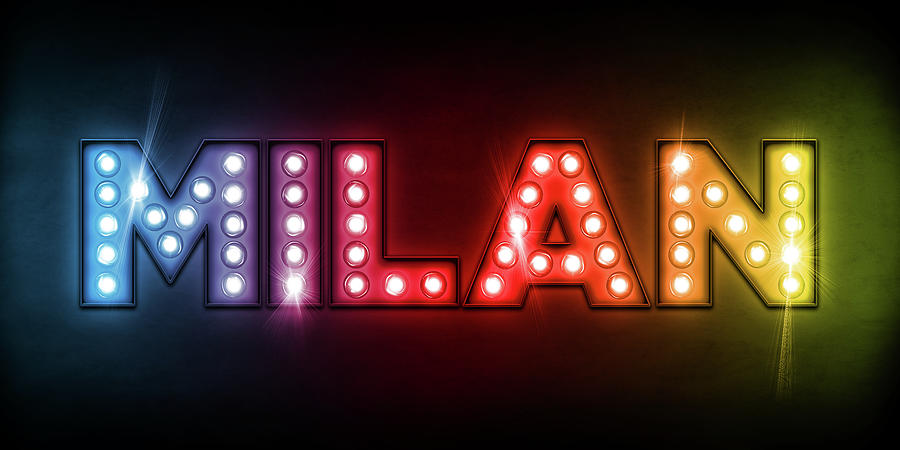 Milan in Lights Digital Art by Michael Tompsett