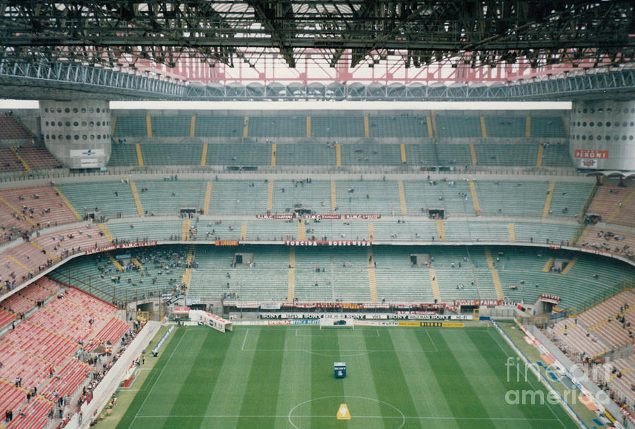 Milan - San Siro - North Goal Tribune - September 1997 Photograph by Legendary Football Grounds