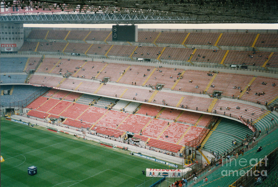 Milan - San Siro - West Tribune - September 1997 Photograph by Legendary Football Grounds
