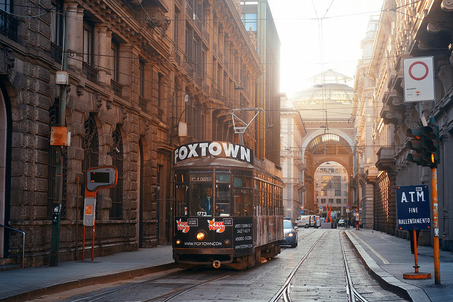 Milan Street tram Photograph by Songquan Deng