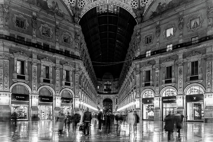 Milan streets by night Photograph by Marco Iebba - Fine Art America