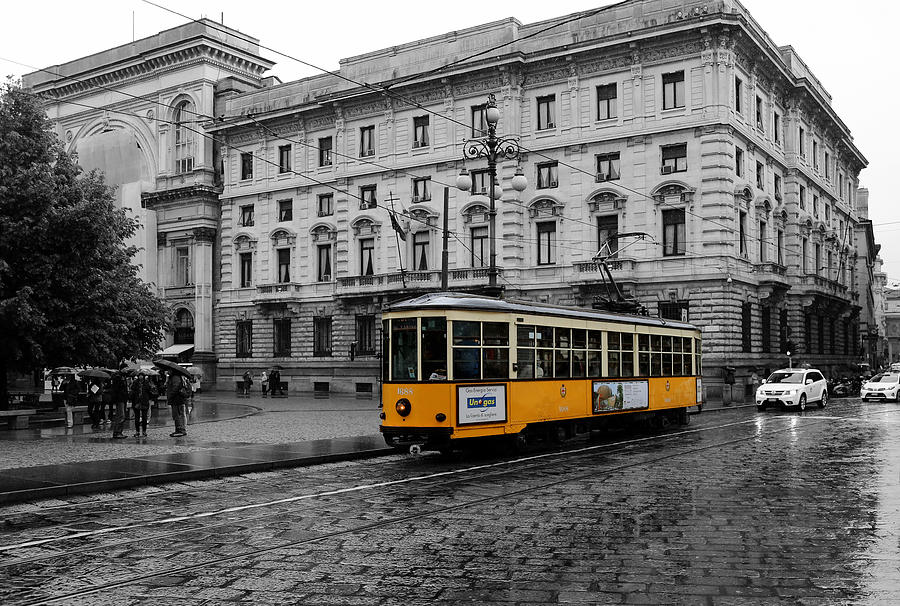 Milan Trolley 2c Photograph by Andrew Fare