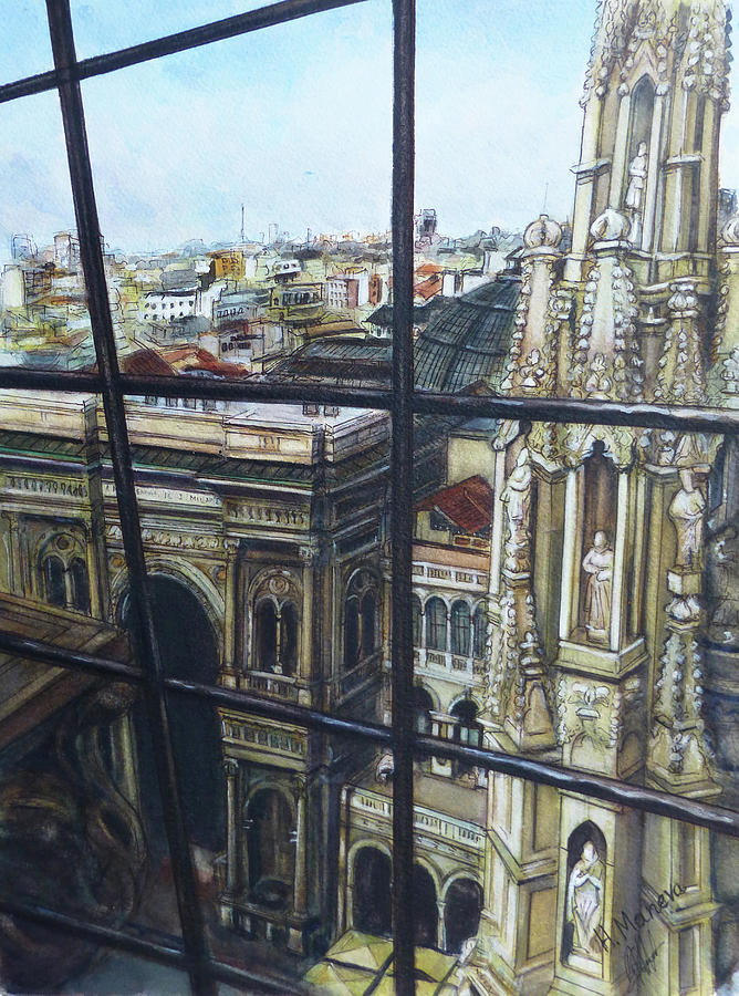 Milano Painting by Henrieta Maneva