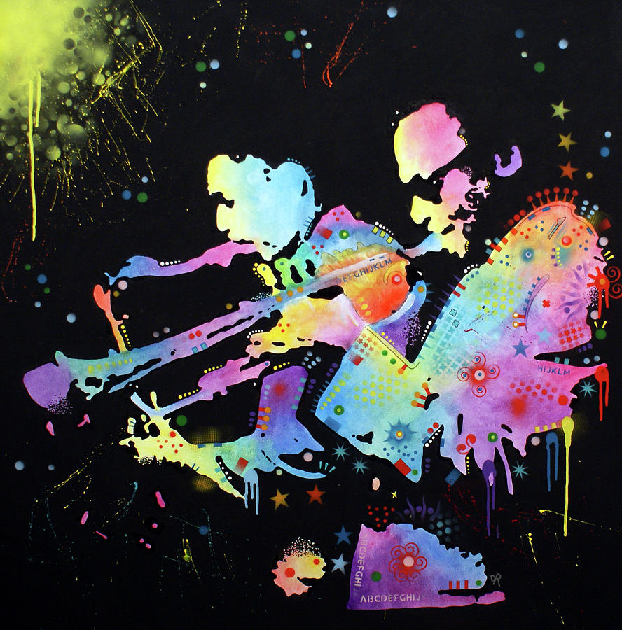 Miles And Coltrane by Dean Russo Art Miles And Coltrane by Dean Russo Art