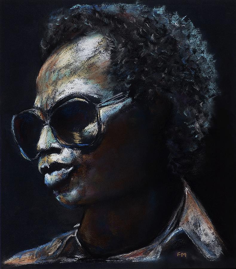 Miles Davis Painting by Frances Marino