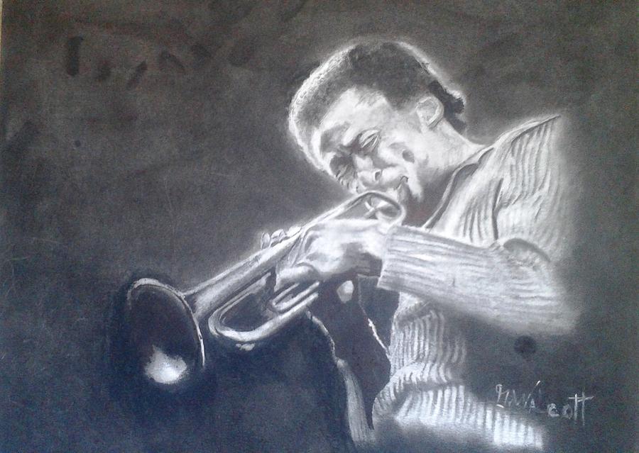 Miles Davis Drawing by Gregory Walcott