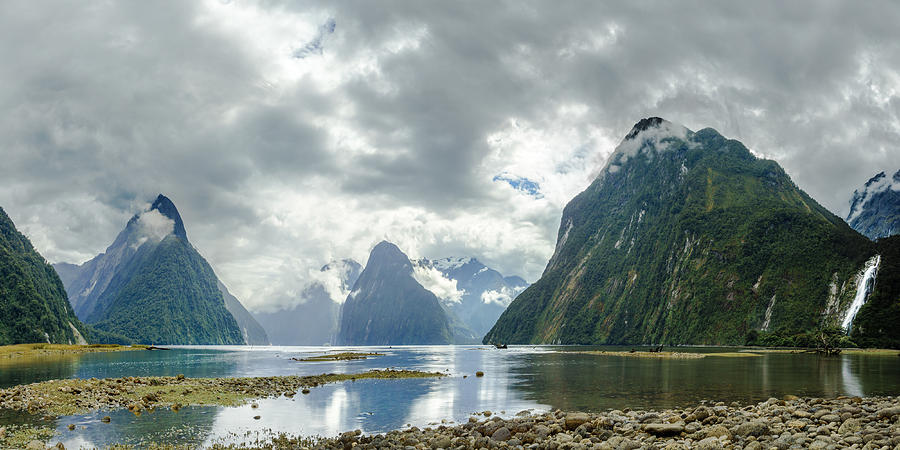 Milford Sound Panorama Photograph by James Udall - Fine Art America