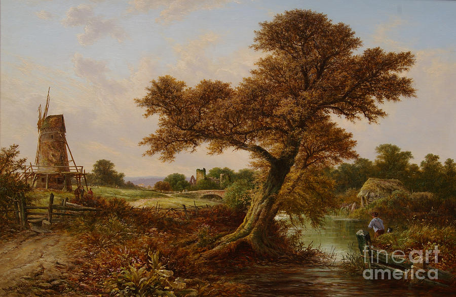 Milgrave Cibley Yorkshire  Painting by MotionAge Designs