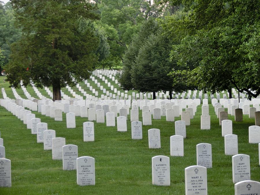 Military Cemetery Washington Dc Photograph by FL collection