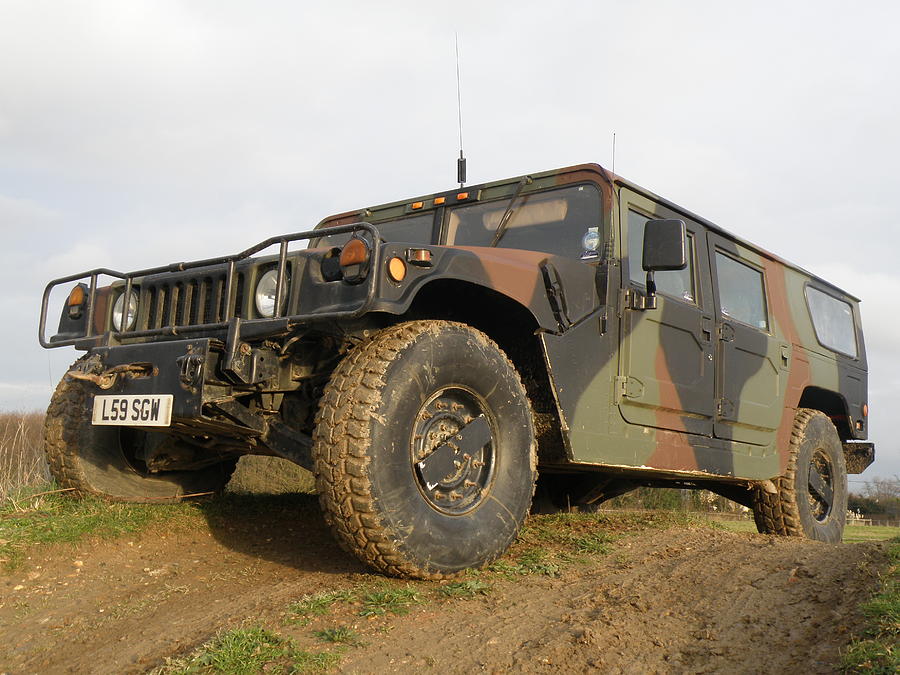 Hummer Photograph - Military Hummer by Ted Denyer