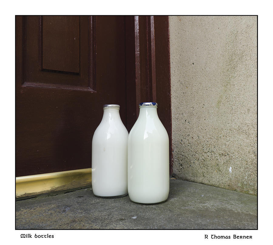 Milk Bottles Photograph by R Thomas Berner