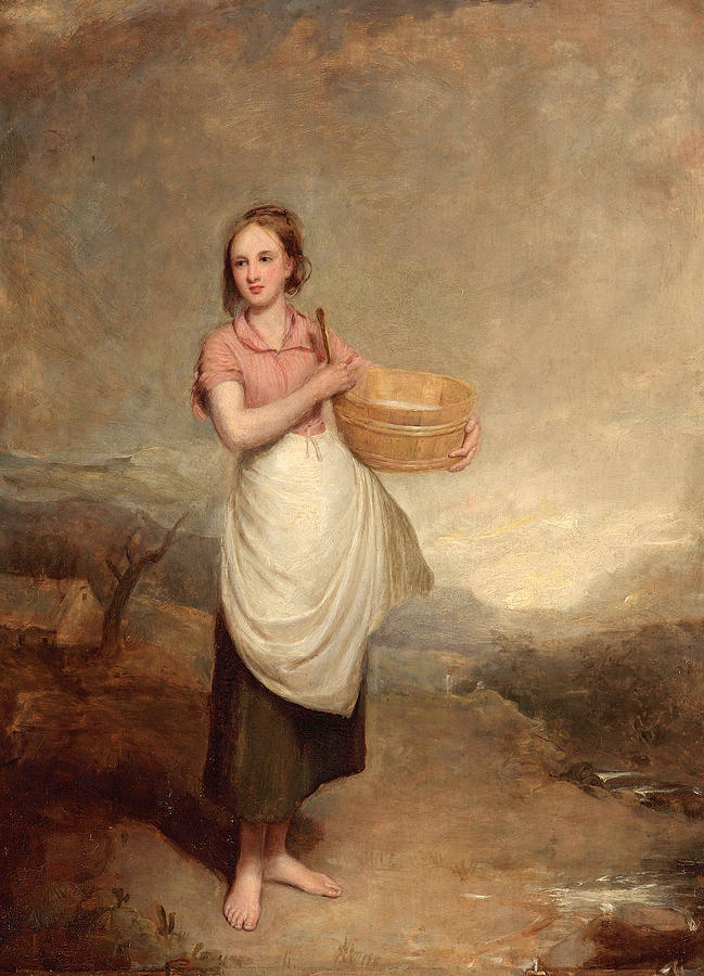 Milk Maid Painting by Thomas Duncan - Fine Art America