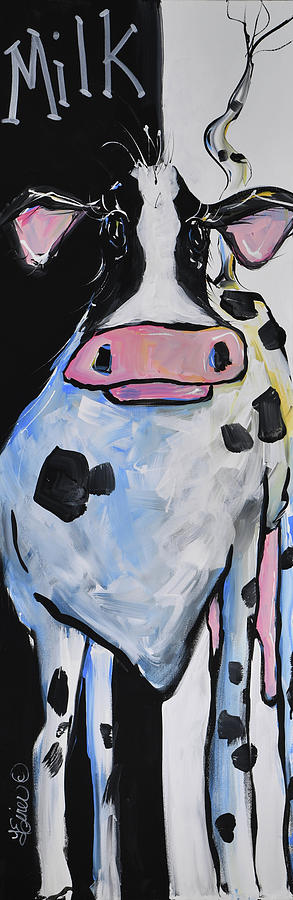 Milk Painting by Terri Einer