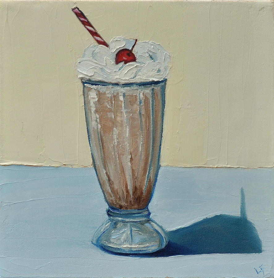 Milkshake Painting by Lindsay Frost