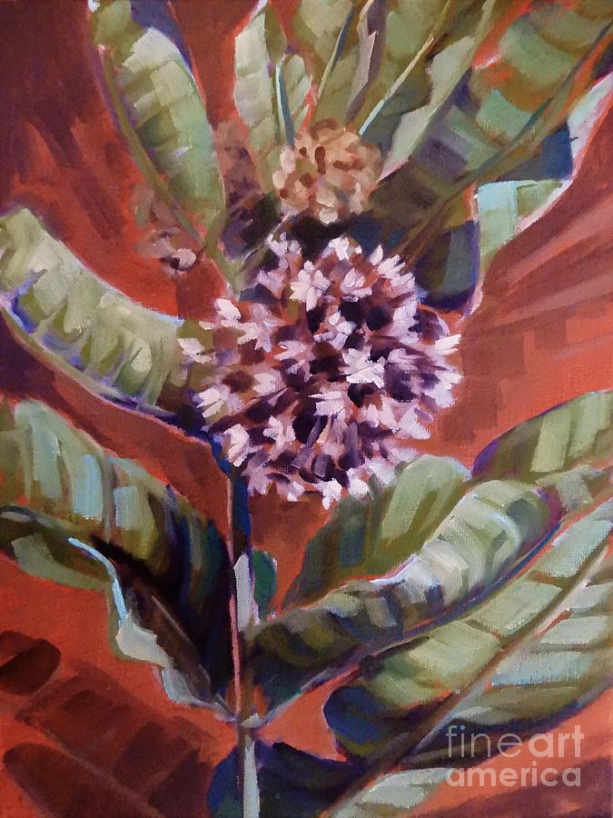 Milkweed Blooms Painting by K M Pawelec