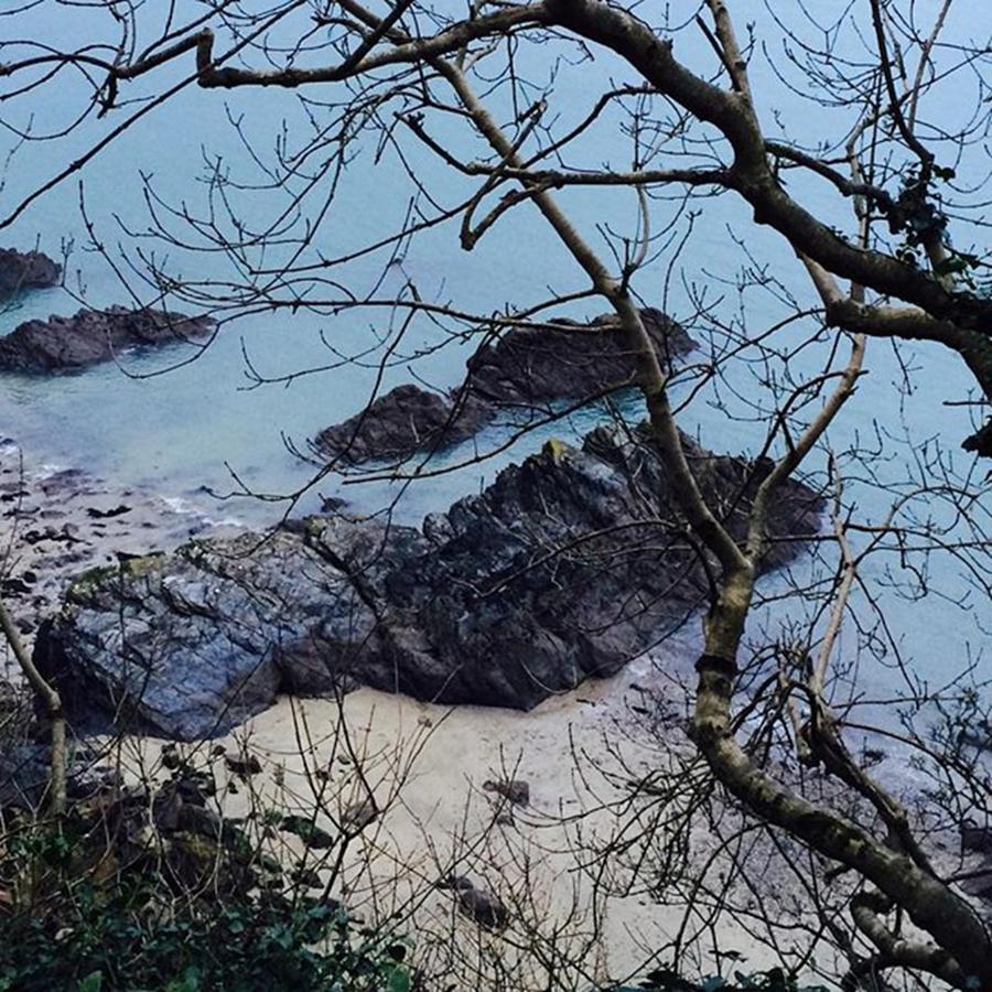 Kernow Photograph - Milky Blue Or Jade Green? The Helford by Cavorting In The Country