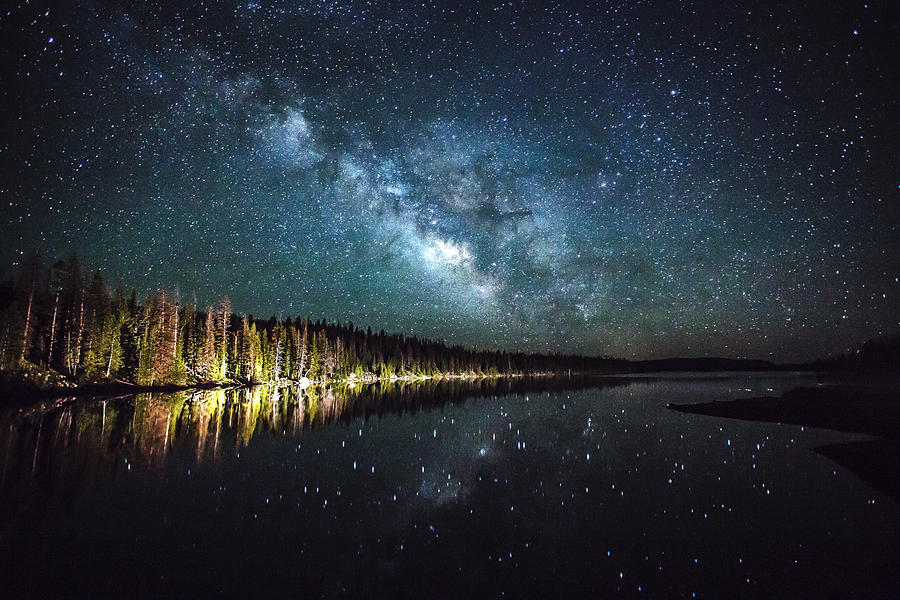 Space Photograph - Milky Lake by Dean Chytraus