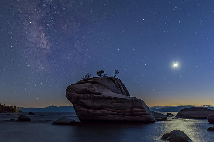 Milky Way Above Bonsai Rock Photograph by Marc Crumpler