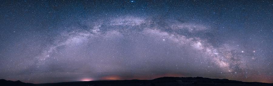Milky Way Arch Over the Badlands Photograph by Greni Graph