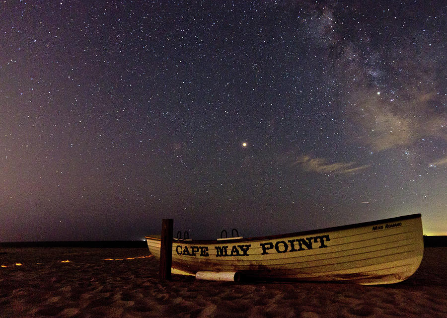 Milky Way at Cape May Point Photograph by Scott Miller