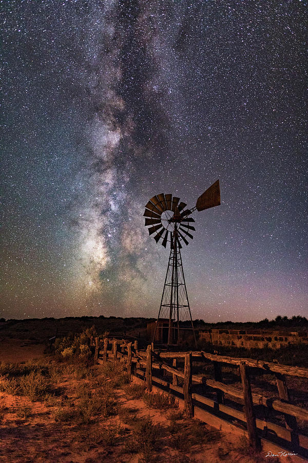 Milky Way at Dubinky Well Photograph by Dan Norris