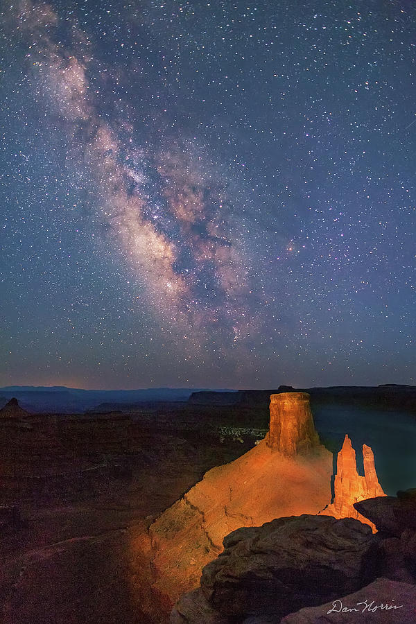 Milky Way at Marlboro Point Photograph by Dan Norris