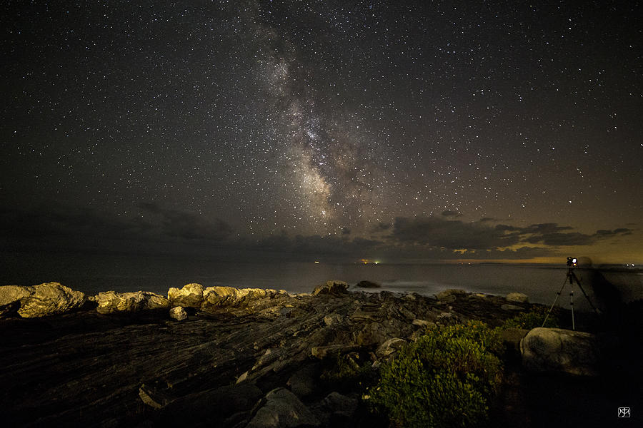 Milky Way at Pemaquid 2 Photograph by John Meader