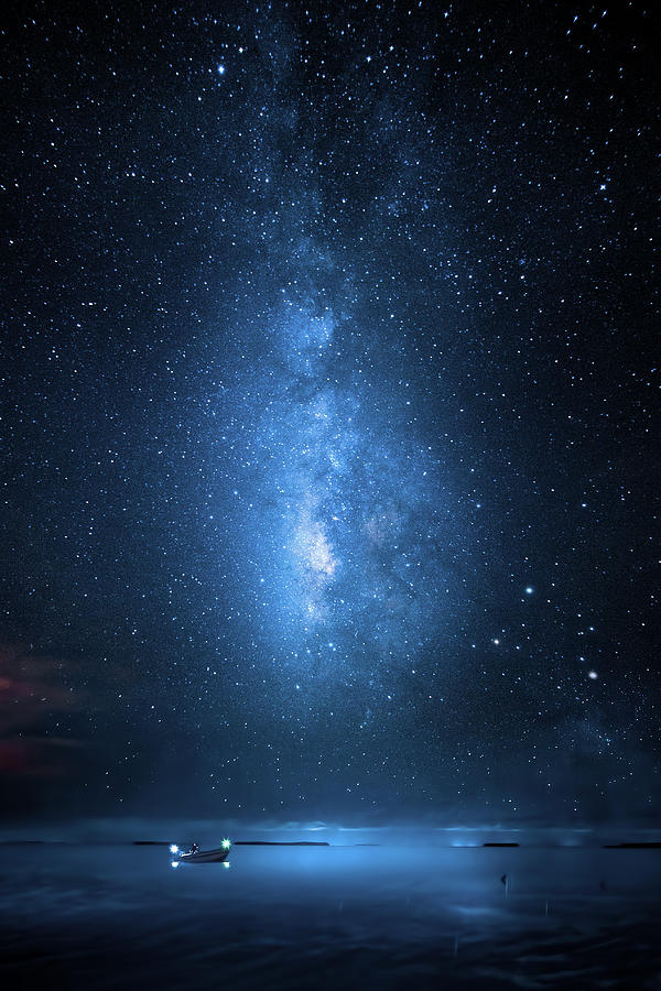 Milky Way Bay Photograph by Mark Andrew Thomas