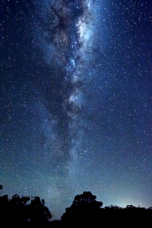 Milky Way Fountain Photograph by Heather Provan - Pixels