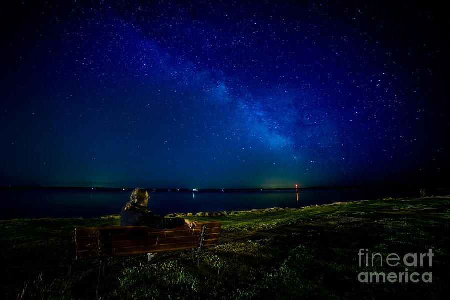 Milky Way from Finkles Park Photograph by Roger Monahan