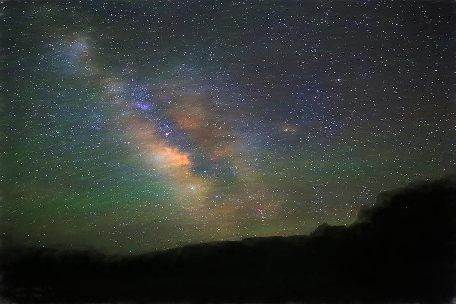 Milky Way From Utah - 2 Photograph by Donna Kennedy