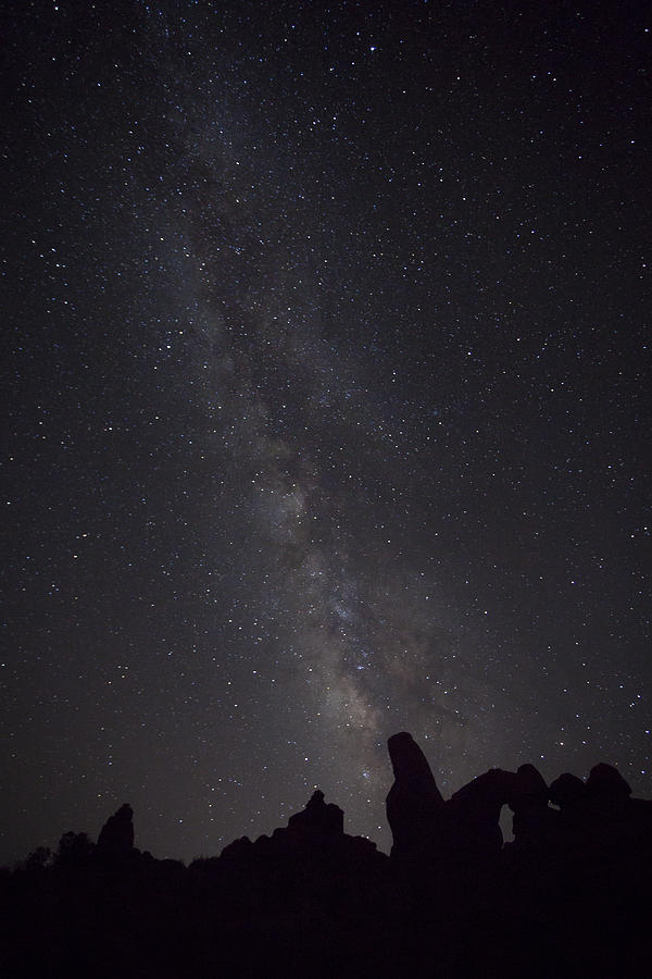 Milky Way Galaxy at Arches National Park Photograph by David Watkins