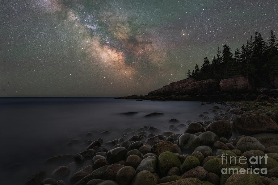 Milky Way Galaxy over Boulder Beach  Photograph by Michael Ver Sprill