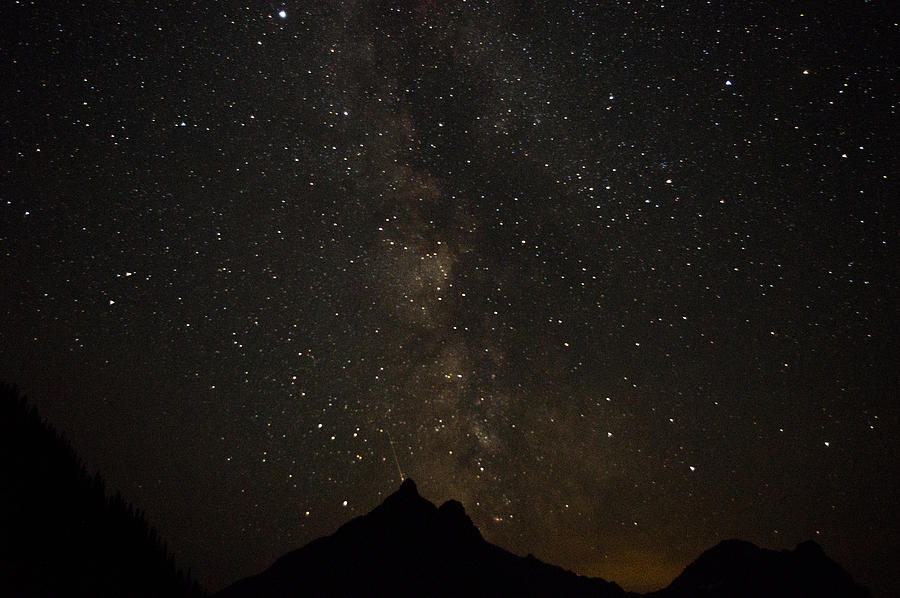 Milky Way, Glacier Natl Park Photograph by Jedediah Hohf