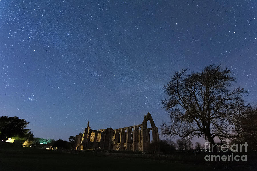 Milky Way in Bolton Abbey Photograph by Mariusz Talarek