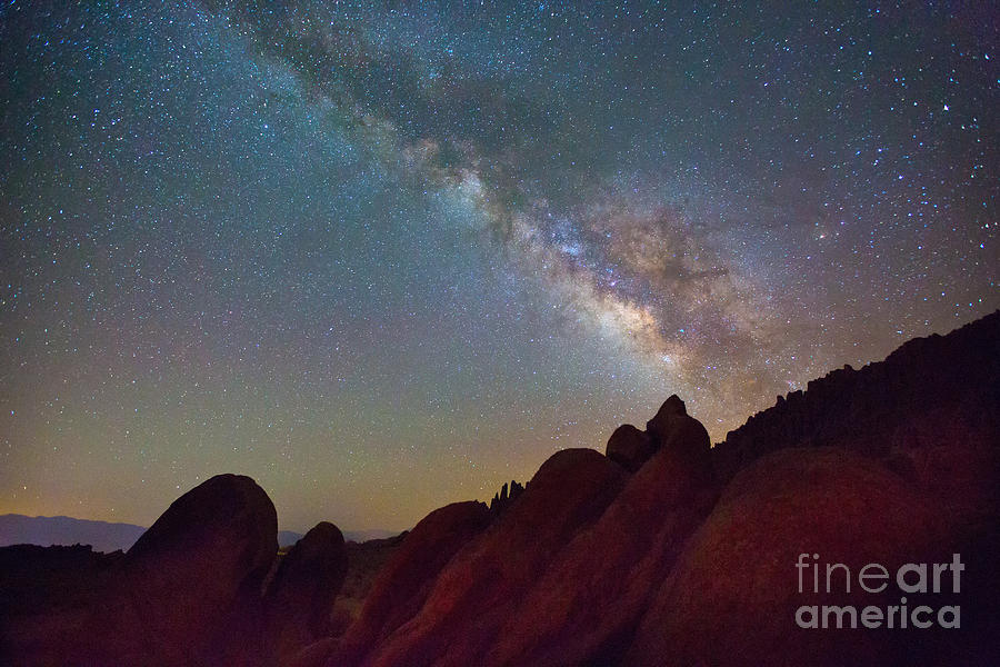 Milky Way In The Alabama Hills Photograph by Mimi Ditchie
