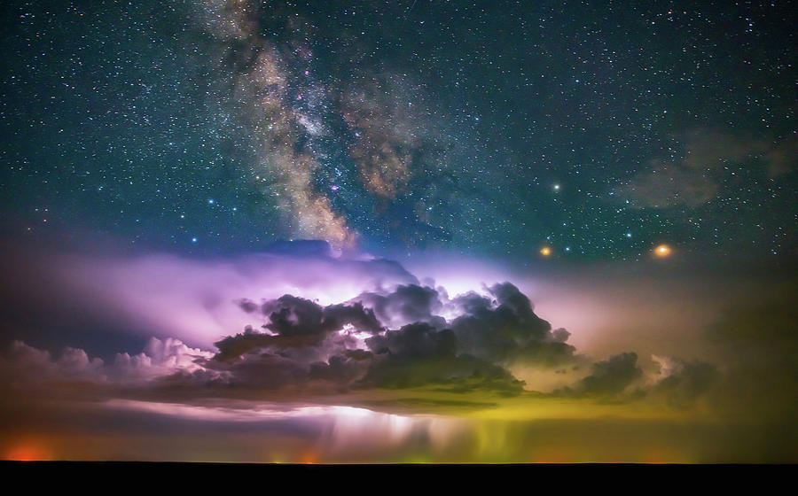 Milky Way Photograph - Milky Way Monsoon by Darren White