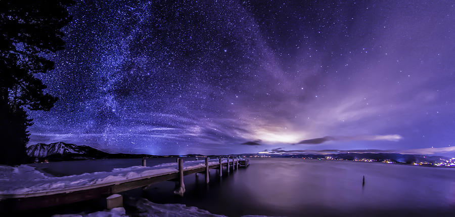 Milky Way Mountains Photograph by Brad Scott