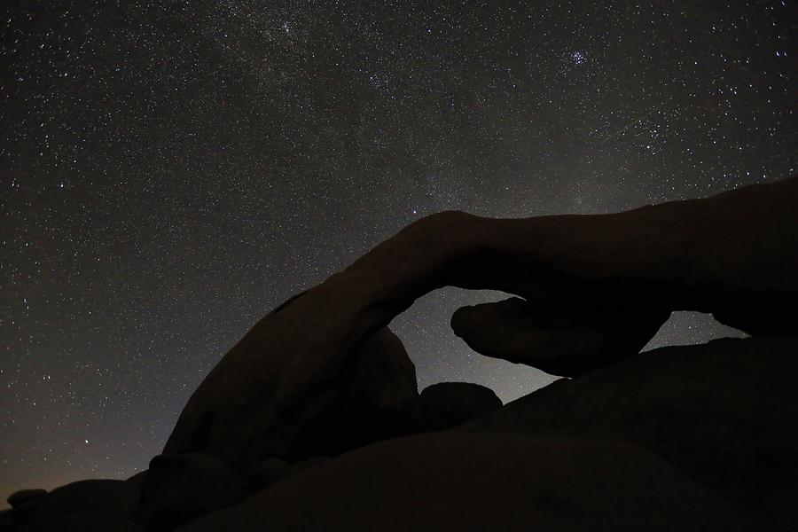 Milky Way over Arch Rock Photograph by M C Hood