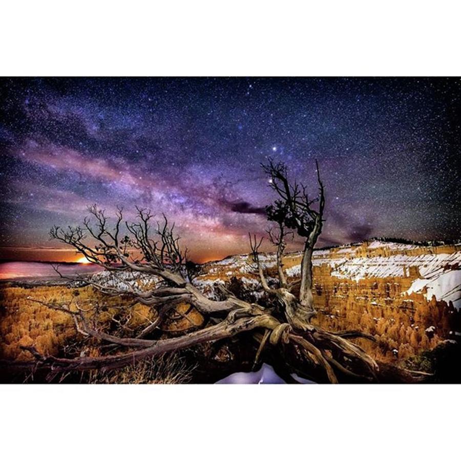 Nature Photograph - Milky Way Over Bryce Canyon 
#amazing by Michael Ash