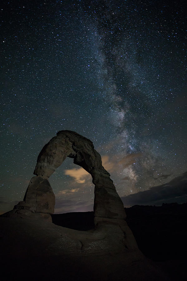 Milky Way Over Delicate Arch Photograph By Brian Anderson 