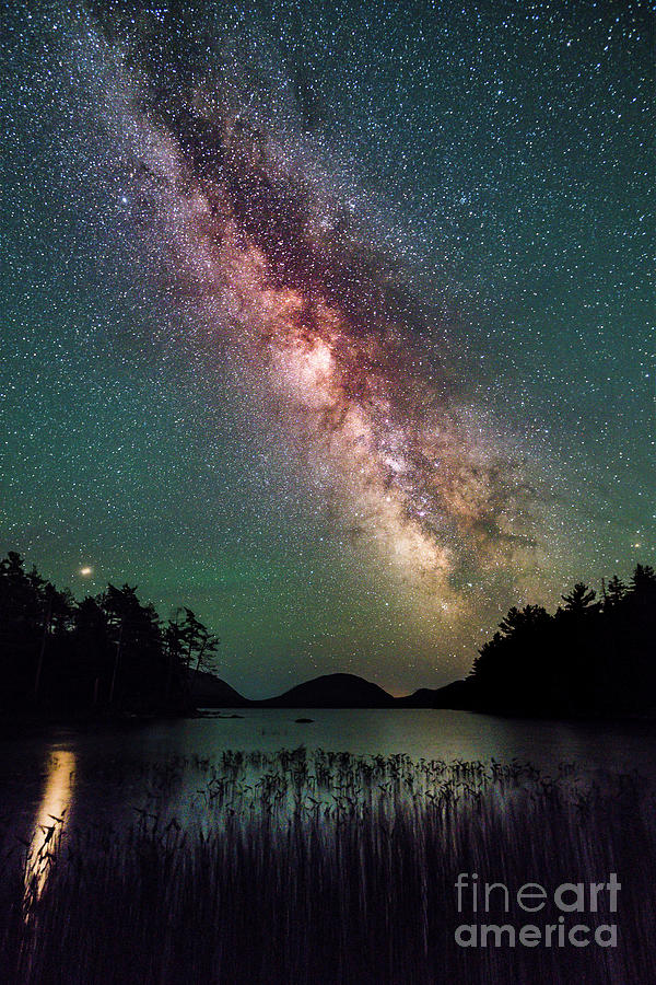 Milky Way over Eagle Lake Photograph by Craig Shaknis