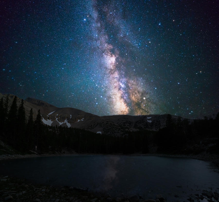 Milky way over Great Basin national park Photograph by Asif Islam