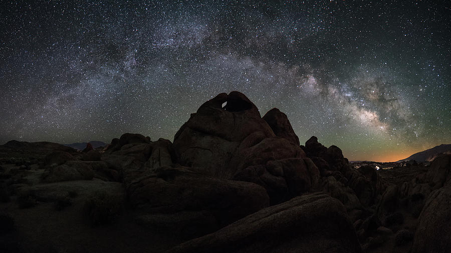 Milky Way over Heart Arch Photograph by Norberto Nunes