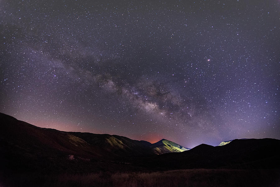 Milky Way Over Laguna Mountains Photograph by TM Schultze